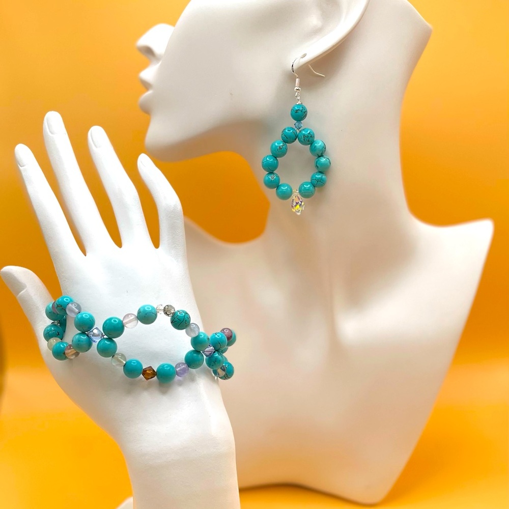 Handmade Natural Turquoise Bracelet